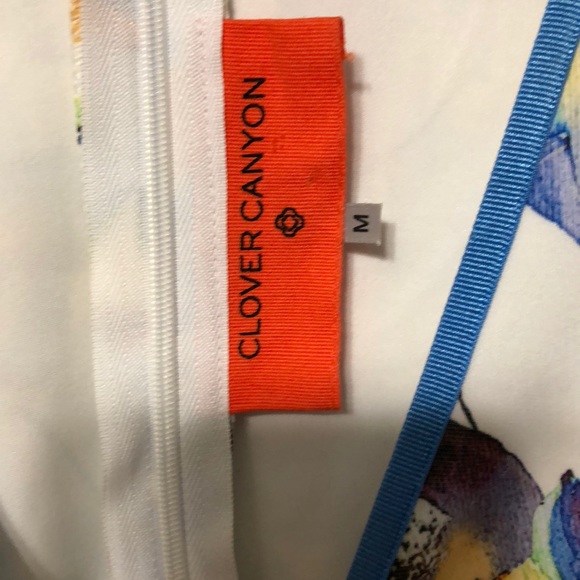 Clover Canyon Rio de Janeiro Floral Scuba Dress 🌹Size M - Picture 7 of 16